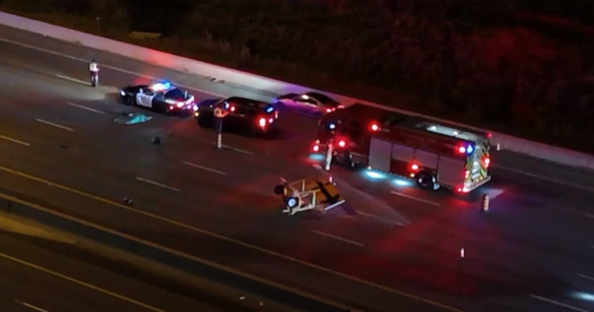 Photo: ctvnews.ca A motorcyclist was killed in an Aug. 15 collision on Highway 401 in Pickering. (Colin Williamson/CTV News Toronto)