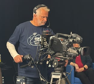 Cameraman George Reeves is pictured at the 42 annual IWK Telethon. (CTV Atlantic / Mike Lamb)