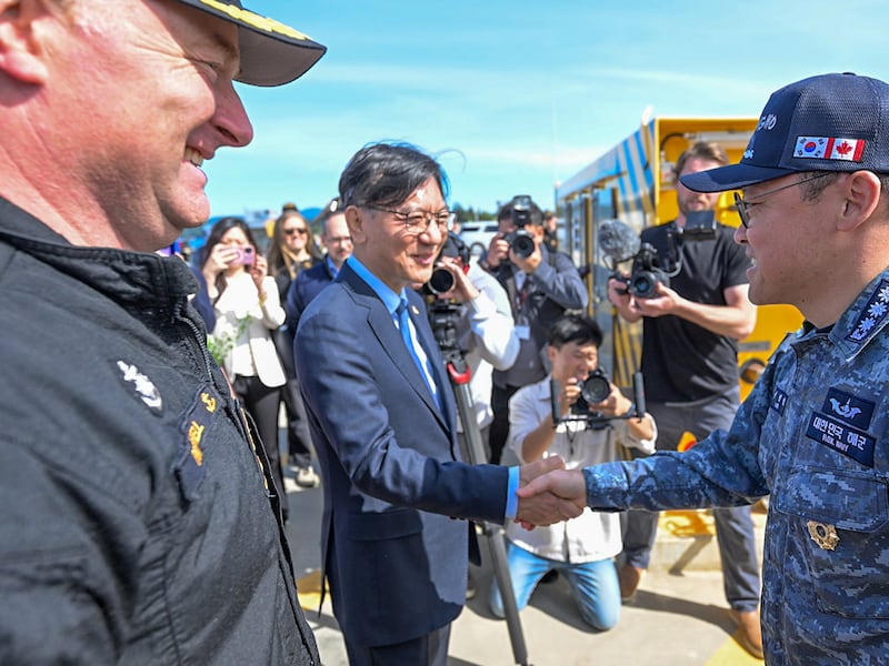 Canada, South Korea take part in historic joint naval drills