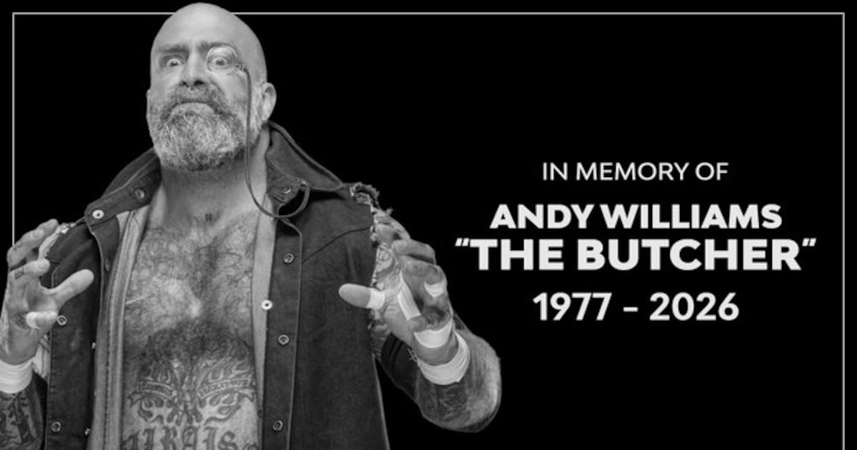 Professional wrestler Andy “The Butcher” Williams dies after collapsing ...