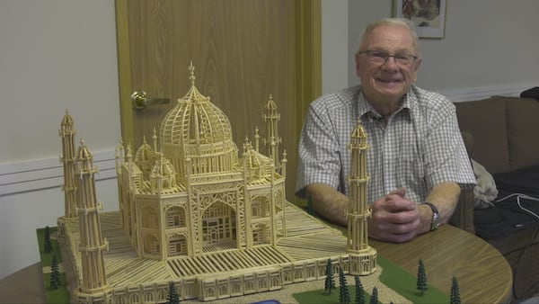 A match made in heaven: Edmonton senior building historic landmarks with matchsticks