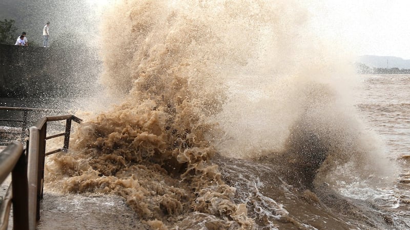 Typhoon Bavi weakens but still brings strong winds and rain to China