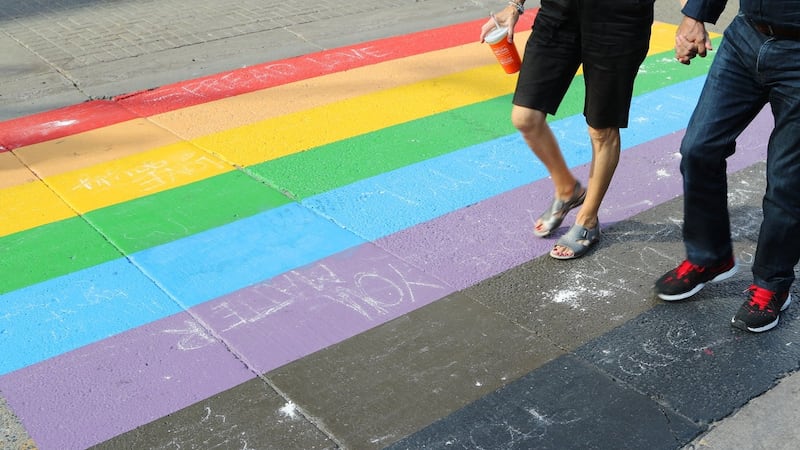 Raising the rainbow flag is done with PRIDE in Simcoe County