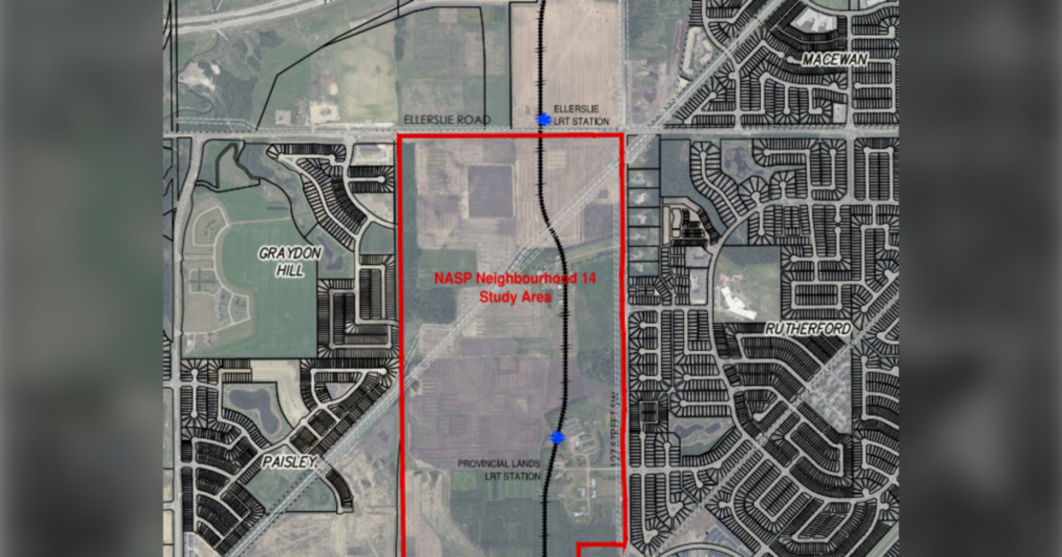 Edmonton Sw Rutherford Map City council approves plan for new neighbourhood in southwest Edmonton