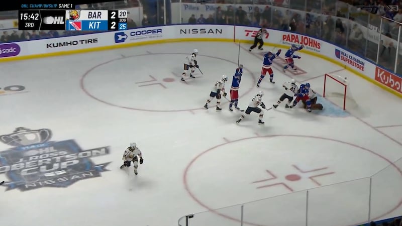 Kitchener Rangers take Game 1 of 2026 OHL championship