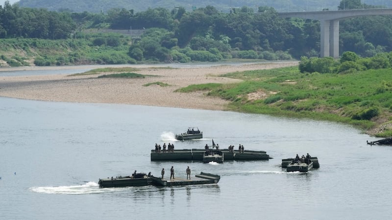 South Korean and U.S. militaries shorten drills after Trump ordered a reduction