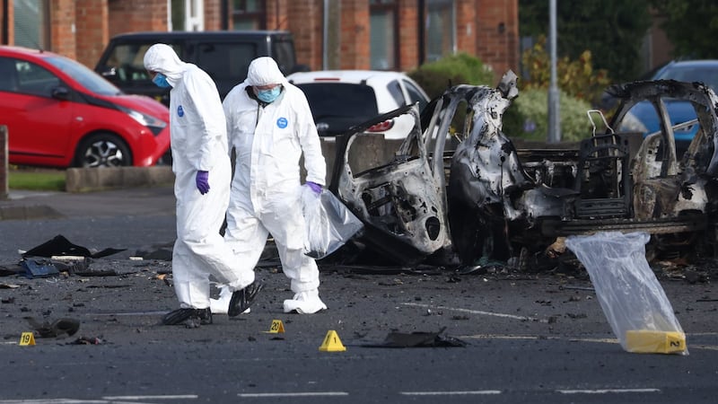 Police in Northern Ireland declare security alert after reports of a car bomb explosion