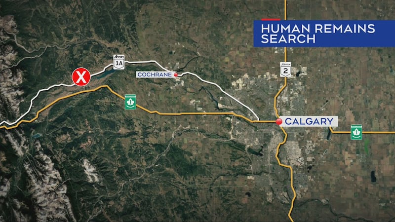 RCMP, Cochrane Search and Rescue searching for human remains