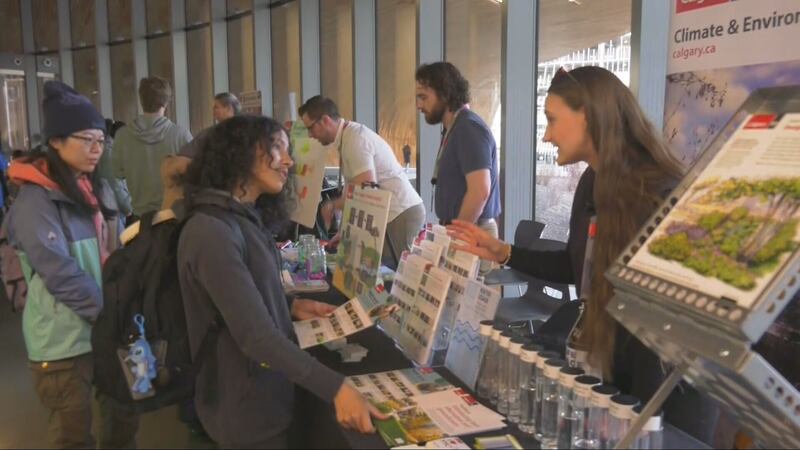 Arusha Centre and other Calgary environmental groups celebrate Earth Hour at Central Library