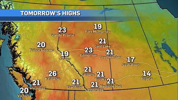April in Calgary to end with above-seasonal temperatures