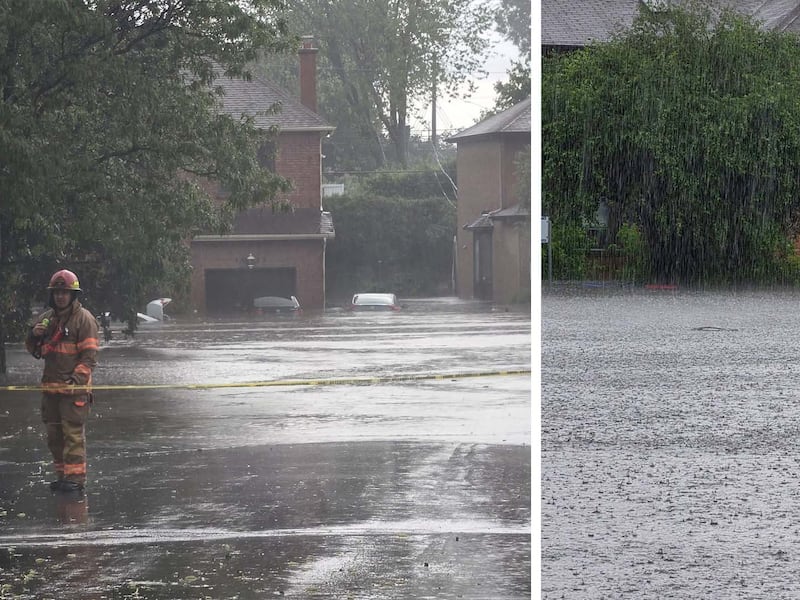 Severe flooding hits the West Island; over 20,000 without power, roads closed by police
