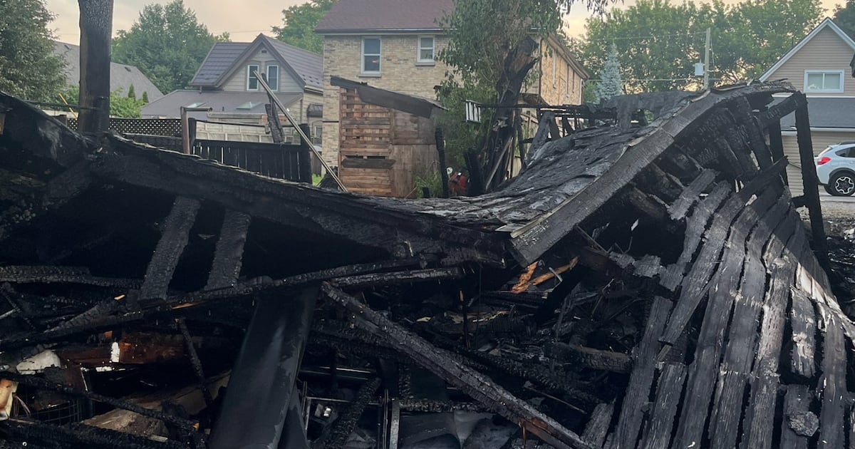 London shed fire spreads to garage, causes $200,000 in damage