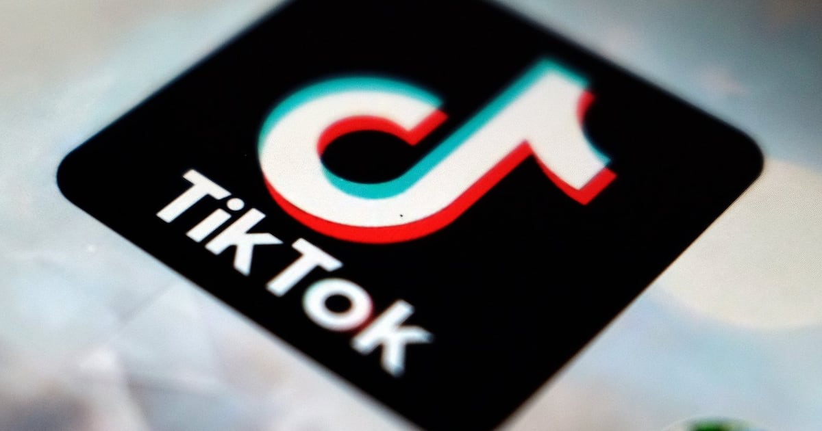 A view of the TikTok app logo, in Tokyo, Japan, Sept. 28, 2020. (AP Photo/Kiichiro Sato)