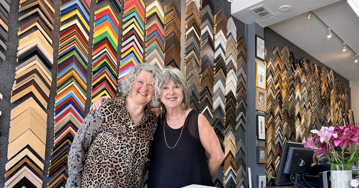 Picture framing pair in Kitchener retiring after 50 years in business