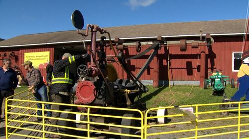 A piece of farm equipment is pictured.