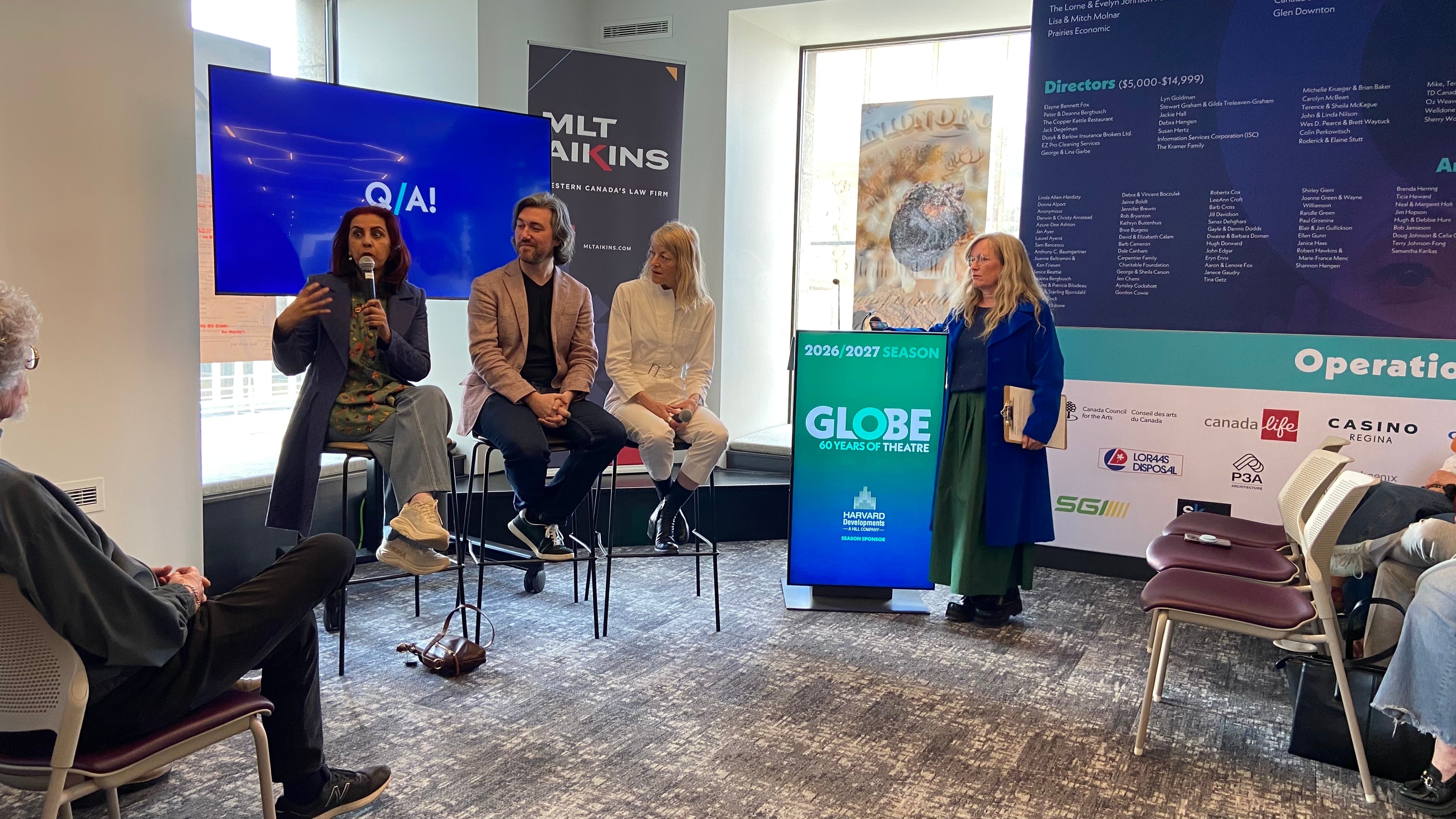 The Globe Theatre Regina unveiled its 2026-27 lineup. May 5, 2026. (Damian Smith/CTV News)