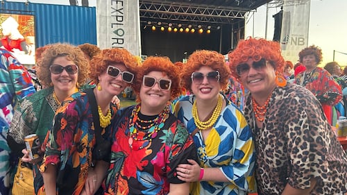 ‘Never be forgotten’: Hundreds dress up as Mrs. Roper to raise funds for cancer research