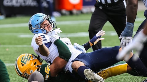 Edmonton Elks thump Toronto Argonauts 42-12 in CFL clash