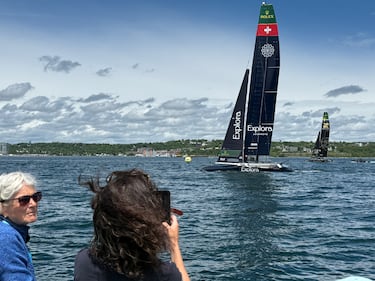 Fans at the 2026 Canada Sail Grand Prix in Halifax. (Callum Smith/CTV News)
