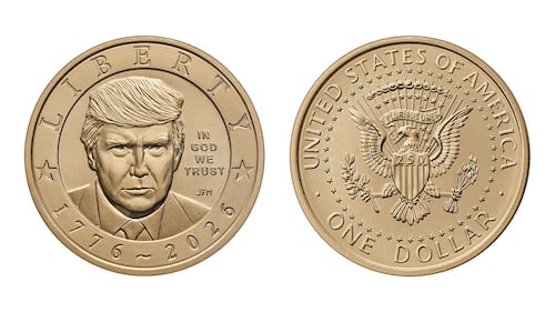 Heads or tails? US$1 coin with Trump’s face and gold finish to go on sale