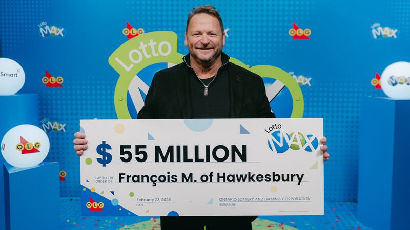 Lotto Max jackpot: Hawkesbury resident claims $55 million