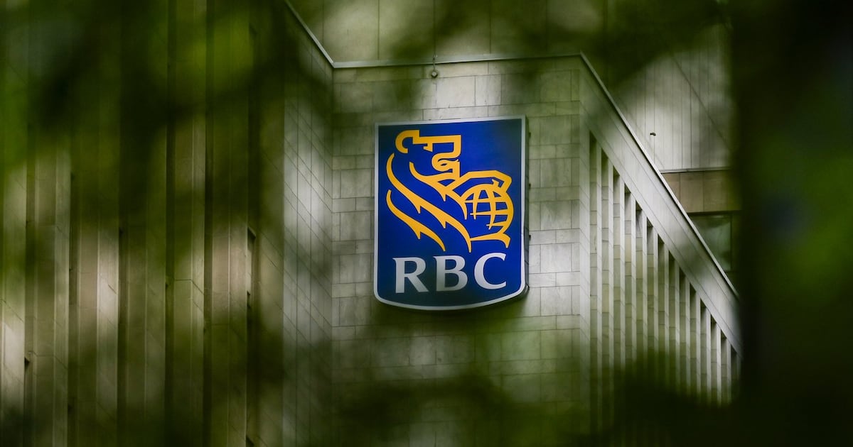 Photo: ctvnews.ca Royal Bank of Canada signage is pictured in the financial district in Toronto Sept. 8, 2023. The former chief financial
