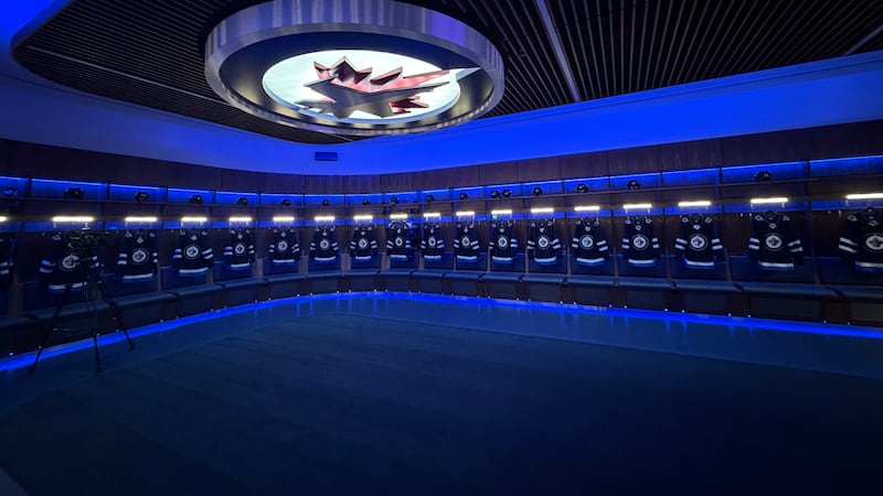 Sneak peek inside the Winnipeg Jets new dressing room