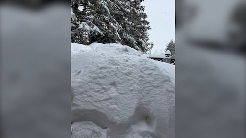 Candle Lake woman wakes up to large snow pile around home