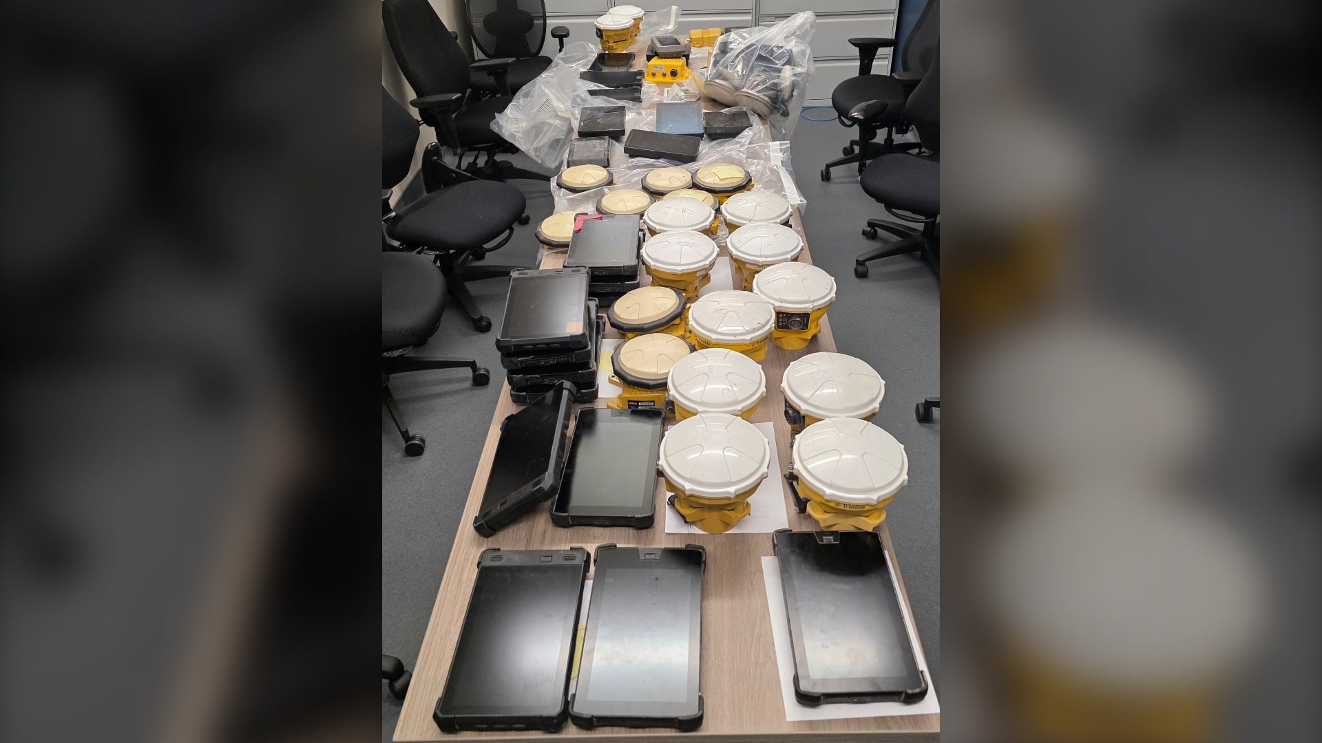 Bd Droping Rakes Stolen construction equipment found in Brantford bust