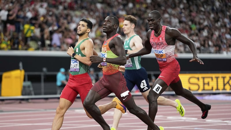 Edmonton’s Arop places second in men’s 800m at world athletics championship