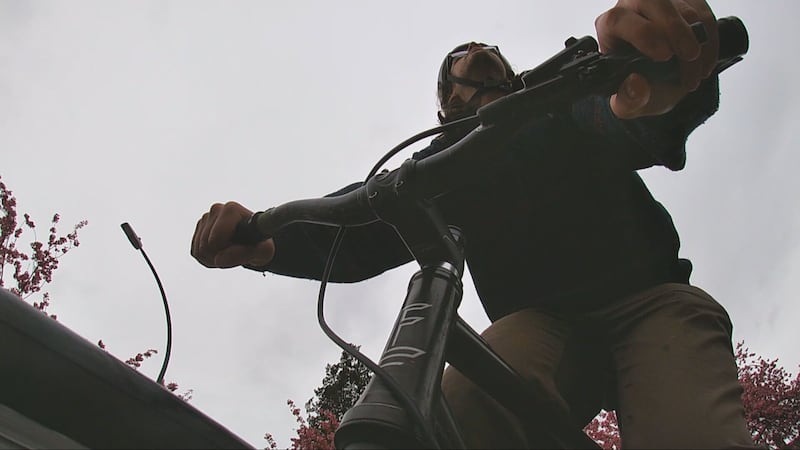 ‘It brings people together’: Bicycle polo player inspired by film festival funded by recycling cans