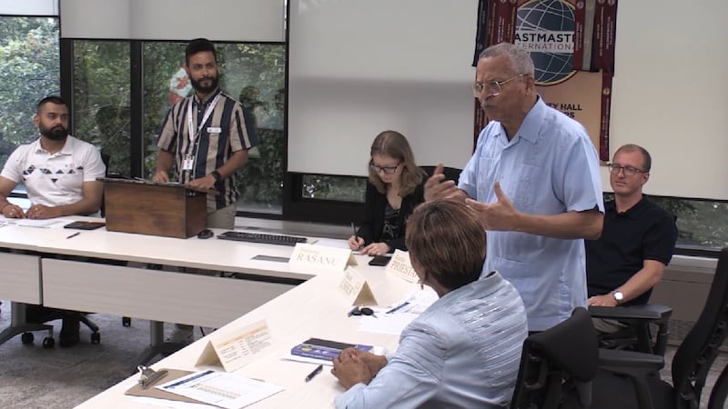 Toastmasters club at London City Hall marks major milestone