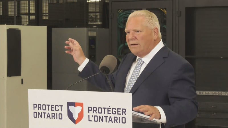 Doug Ford says Ontario can’t let Donald Trump ‘control our data’