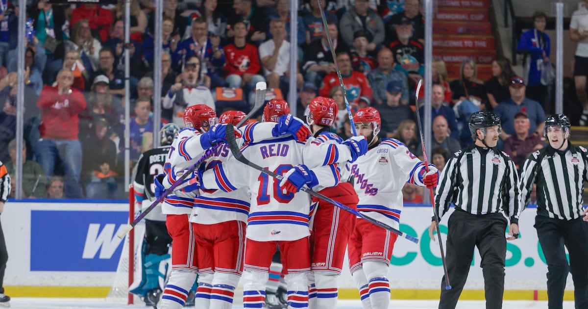 Cott Rangers Rockets Rangers thrash Rockets 5-0 in Memorial Cup opener