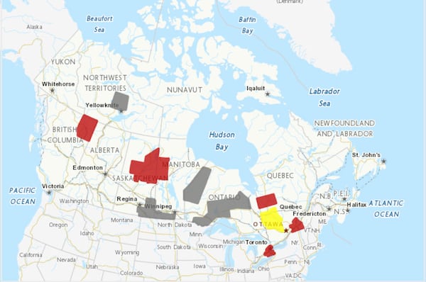 Weather and air quality warnings are active in parts of Canada: Here’s what to know