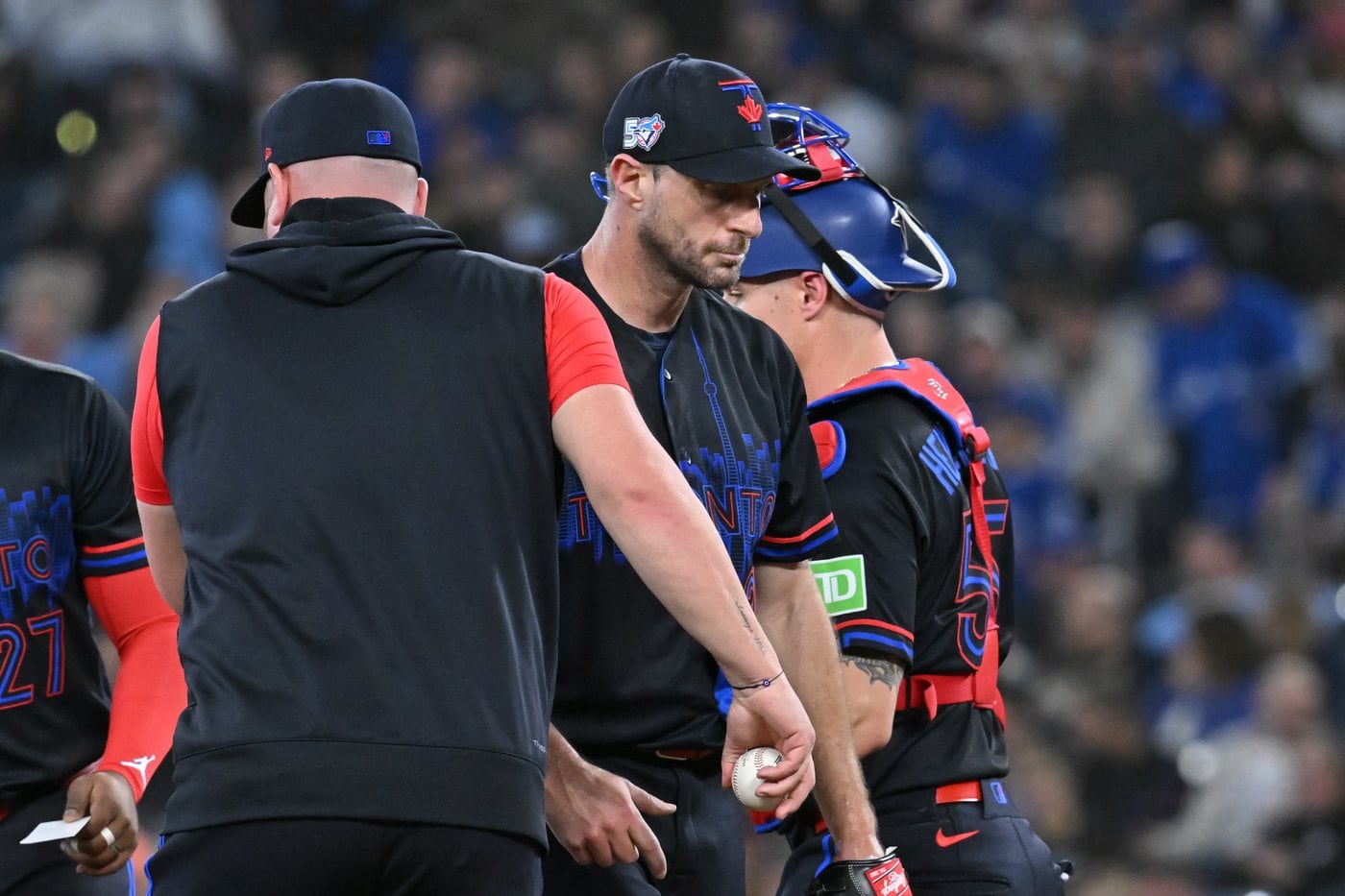 Scherzer gives up three homers as Blue Jays fall to Guardians in series ope