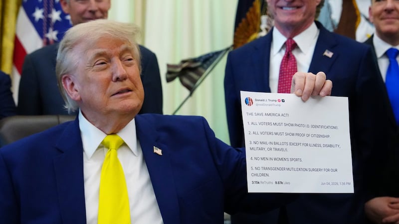 Lawsuit seeks to ban Trump Media from charging for early access to president’s posts on U.S. policy