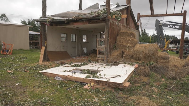 Central Alberta family farm destroyed in Rocky Mountain House tornado