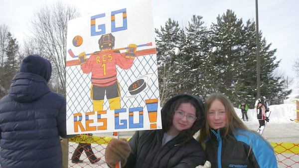 West Nipissing students swap books for sticks in ball hockey tournament