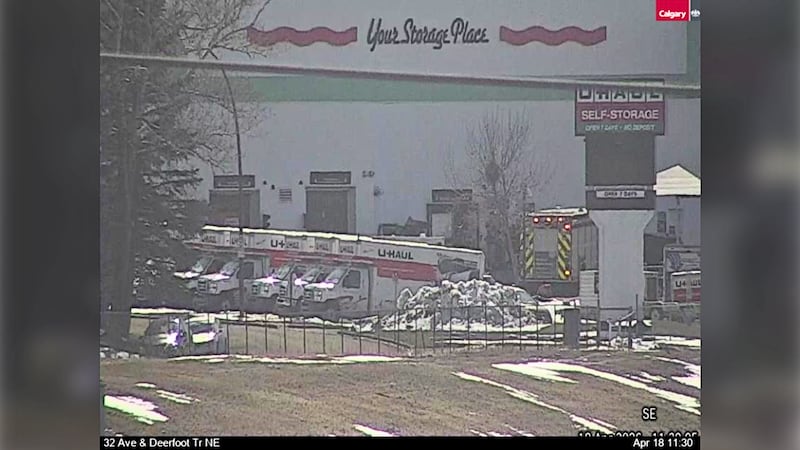 Vehicle crashes into building in northeast Calgary