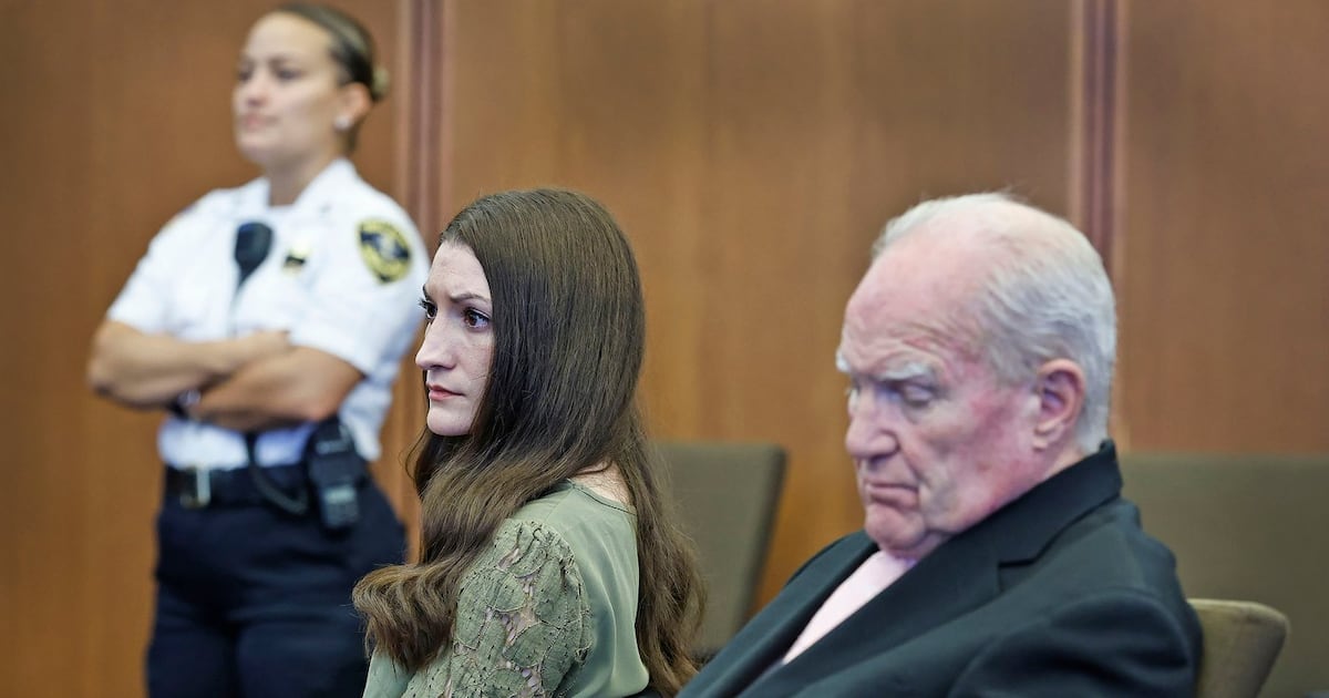 Photo: ctvnews.ca Defendant Lindsay Clancy and attorney Kevin Reddington listen to Judge William Sullivan declare a mistrial in Clancy