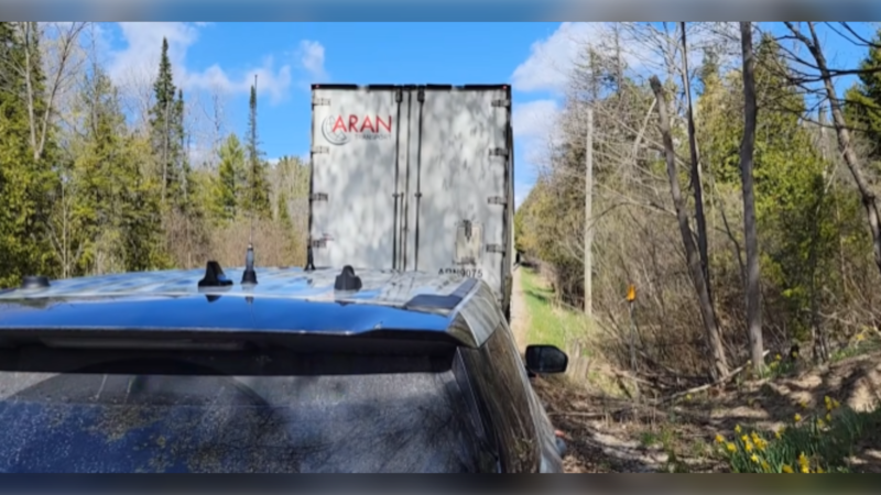 Two vehicles off the road after OPP conduct enforcement