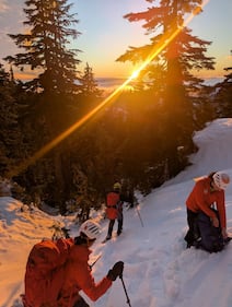 North Shore Rescue on Mount Seymour
