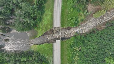 Heavy rain washes out road in Strathcona County – CTVNews