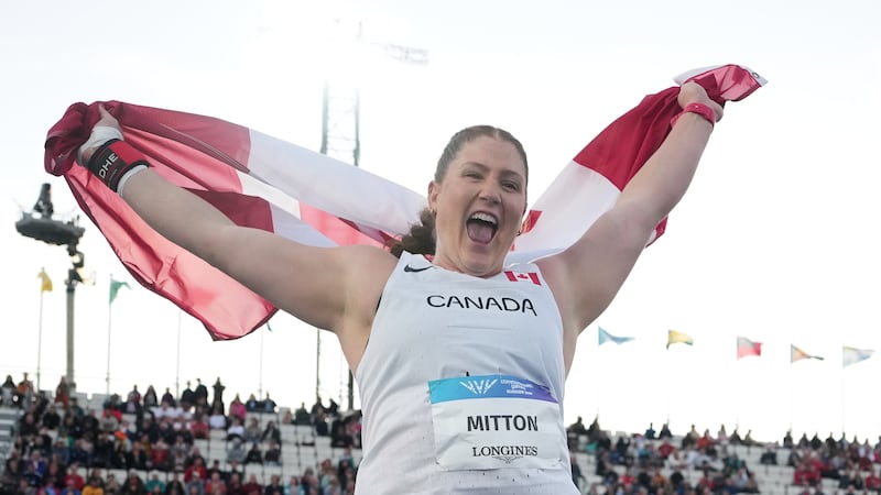 N.S. athlete Sarah Mitton wins gold for shot put at Commonwealth Games in Scotland