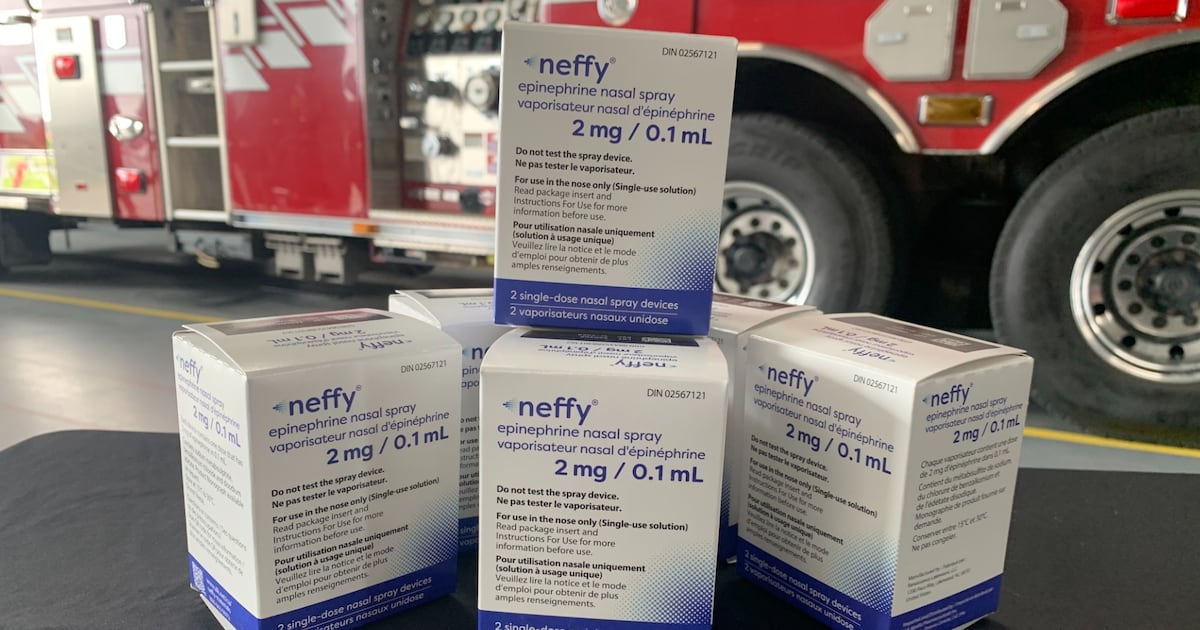 In Innisfil, a spray up the nose could save your life