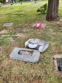 Prince George cemetery vandalism