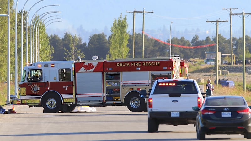 Driver dead after crash into ‘water-filled ditch’ in Delta, B.C.