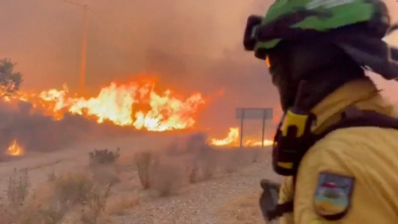 Spain wildfire: Evacuees allowed to return home after blaze stabilizes