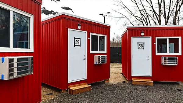 London’s micro-modular shelter reducing homeless encampments and unsheltered population, progress report reveals